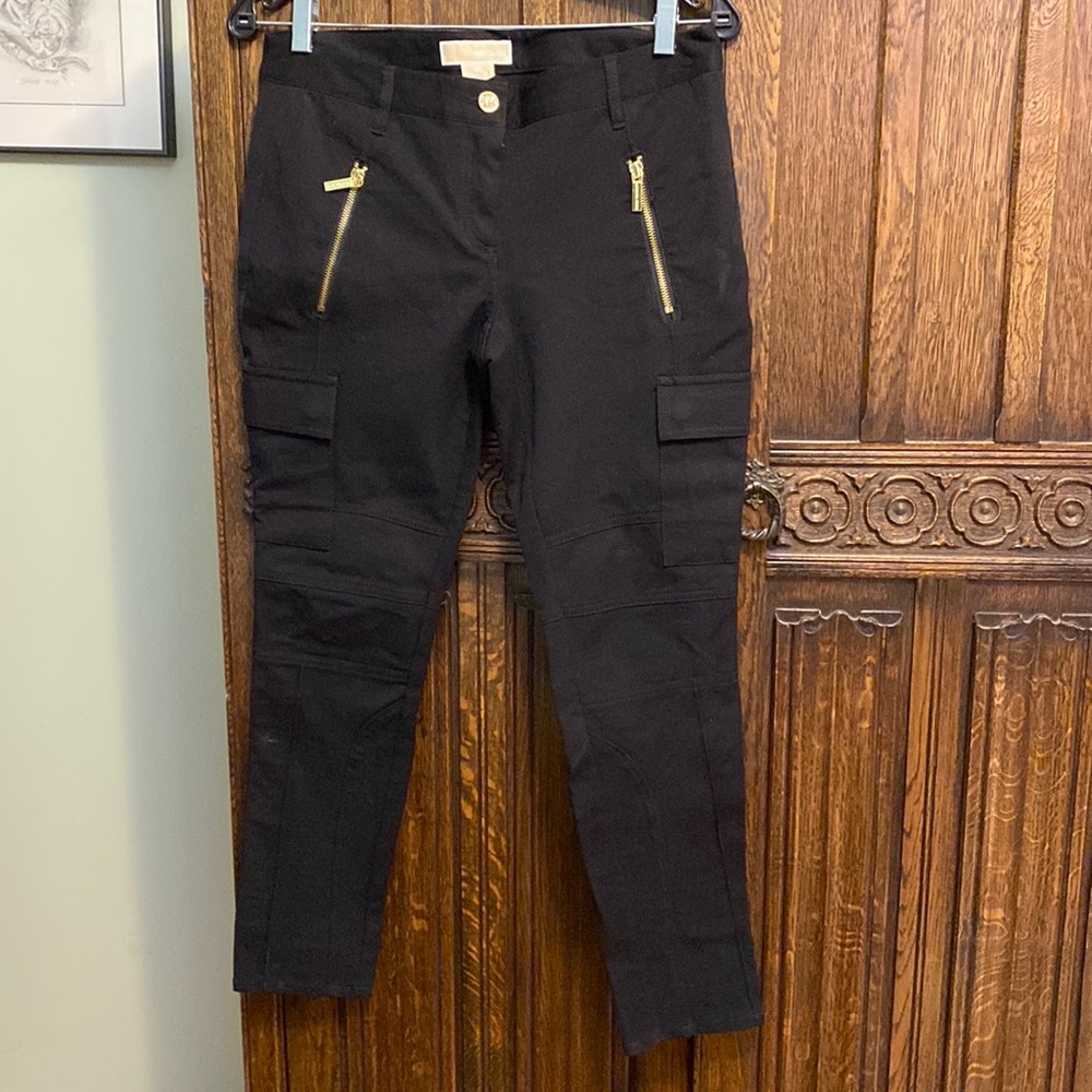 NWT Michael Kors Skinny Black jeans Size 8P